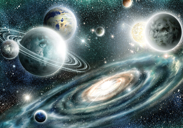 Space Heelal Fotobehang 11896