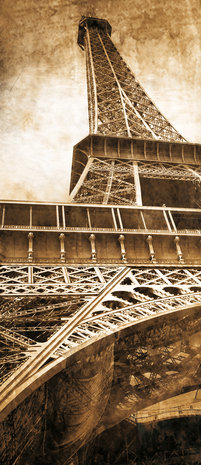 Eiffel Tower Paris City Urban Deurposter Fotobehang 222VET