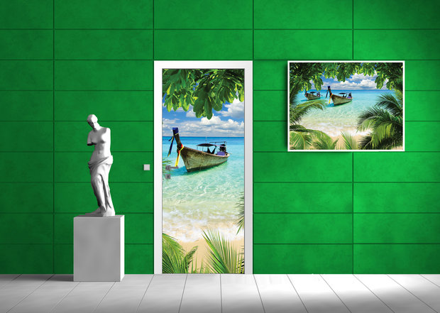 Tropics Deurposter Fotobehang 225VET