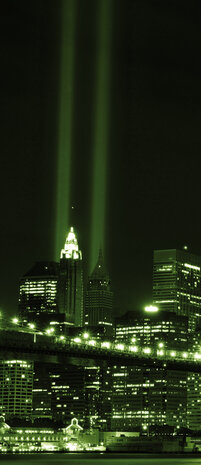 New York Brooklyn Bridge City Deurposter Fotobehang 231VET