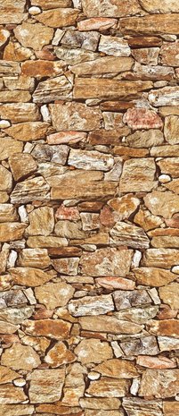 Stone Wall Rock Deurposter Fotobehang 243VET