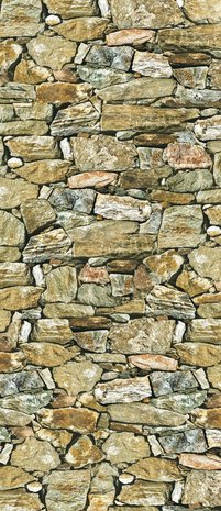 Stone Wall Rock Deurposter Fotobehang 244VET