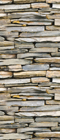 Brick Stone Wall Deurposter Fotobehang 521VET