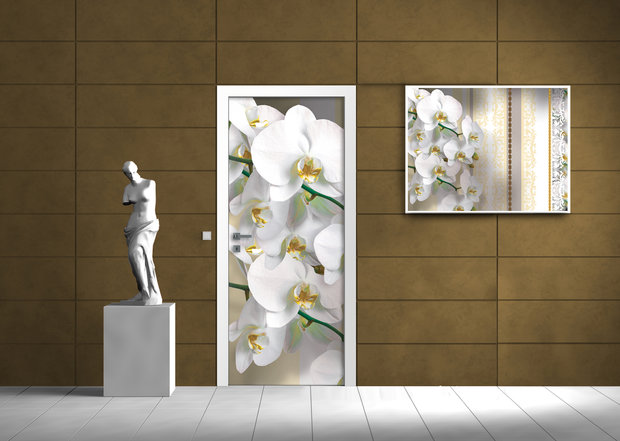 Flowers Flower Floral Deurposter Fotobehang 1304VET