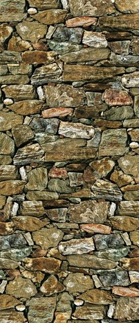 Stone Wall Rock Deurposter Fotobehang 245VET