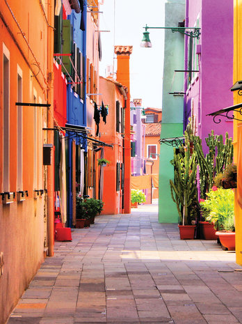 Venice - Burano Streets Fotobehang 10745VEA