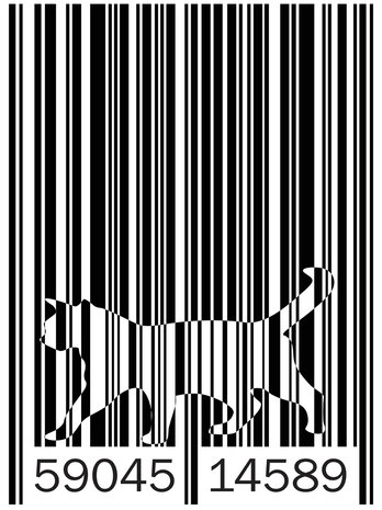 Cat Barcode Fotobehang 10695VEA