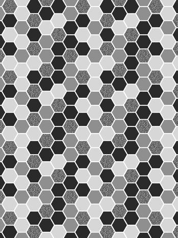 Hexagon Mosaic Fotobehang 10731VEA