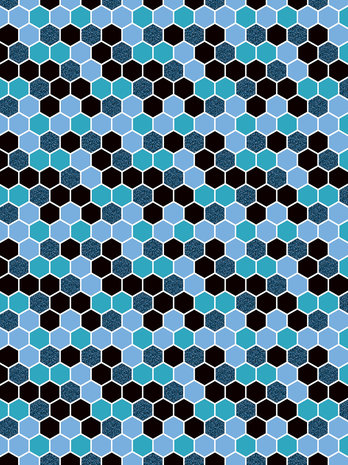 Hexagon Mosaic Fotobehang 10733VEA