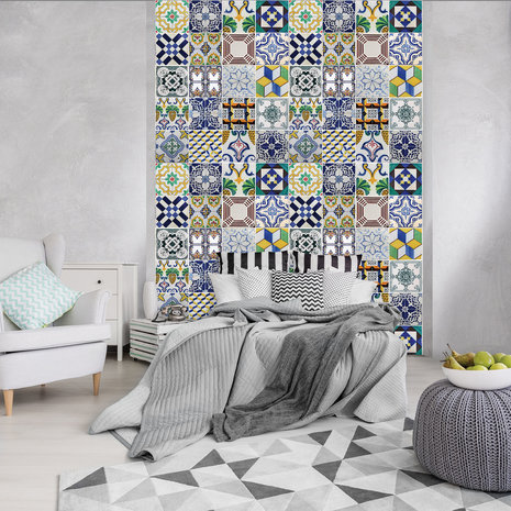 Colourful Tiles Fotobehang 10856VEA