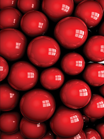 Red Balls Fotobehang 10208VEA