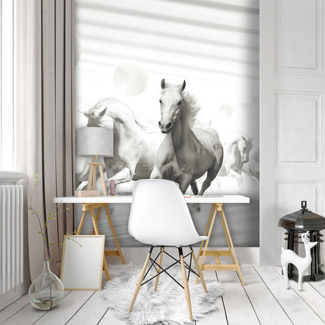 Abstract horses Fotobehang 10154VEA