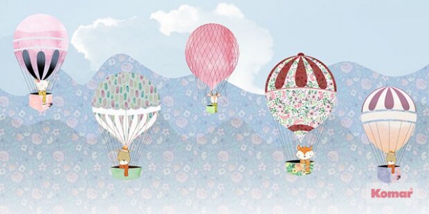 Komar PURE HAPPY BALLOON VLIES P038-VD5