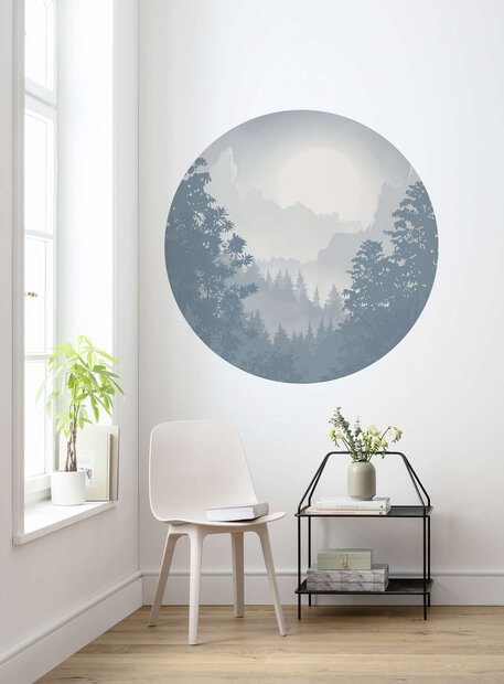 Komar Dots Blue Valley D1-039