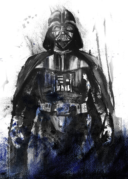 Komar Into Adventure Star Wars Watercolor Vader IADX4-017