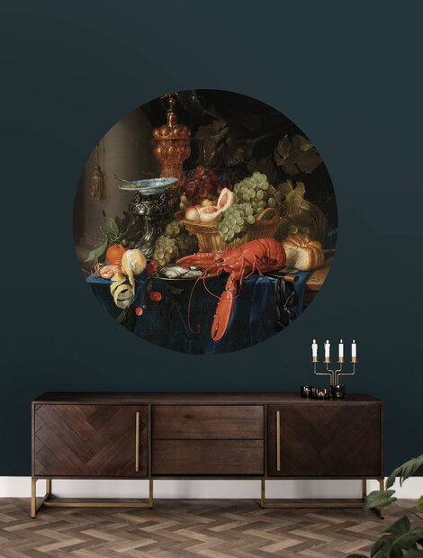 KEK Wallpaper Circle Small Lobster SC-014 (Met Gratis Lijm)