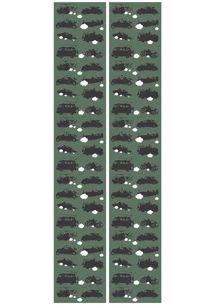 KEK Amsterdam vehicles groen WP-015 (Met Gratis Lijm)