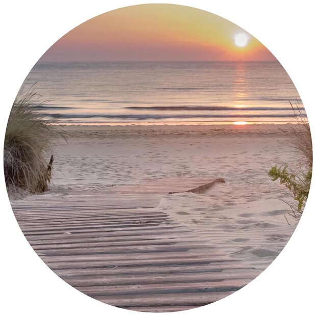 Duinen Looppad Cirkel Behang 13048VEZ