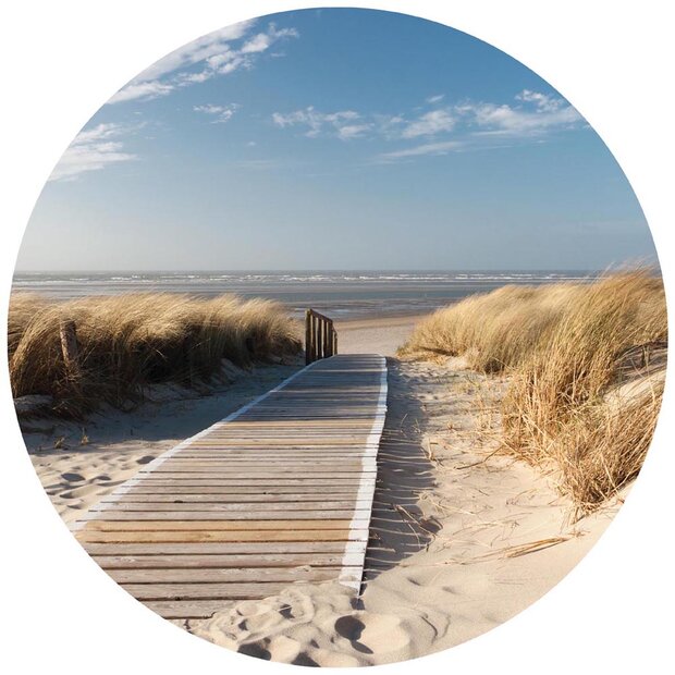 Duinen Looppad Cirkel Behang 1020VEZ