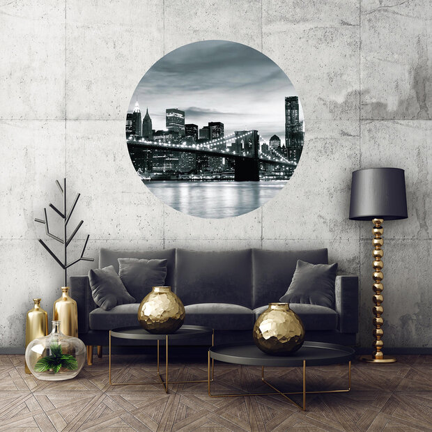New York Cirkel Behang 226VEZ
