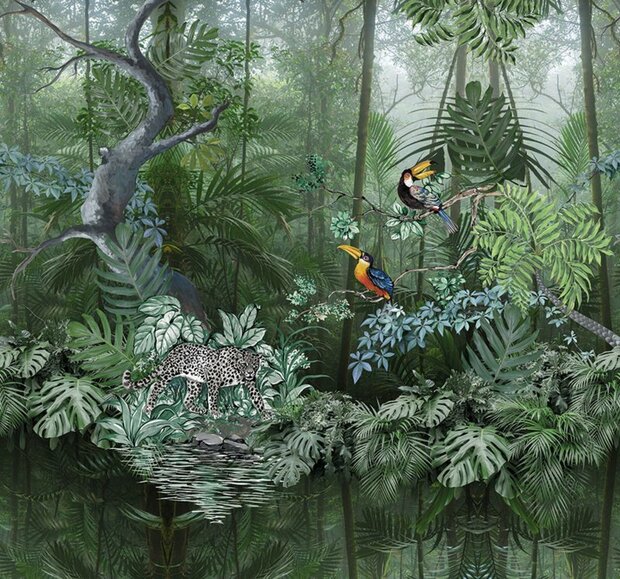 BehangExpresse Checking Out Nature TD4104 (Met Gratis Lijm)