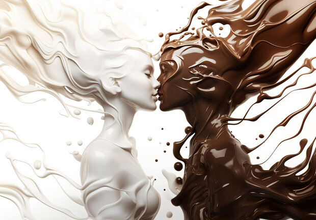 Chocolate Kisses Fotobehang 15548