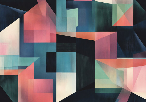 Grafisch Retro Fotobehang 15521