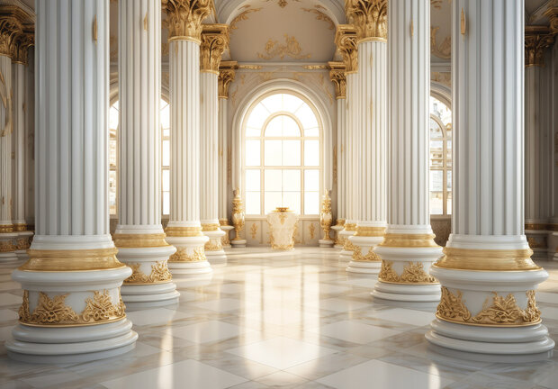 Paleiszaal Grote Zuilen Fotobehang 15146