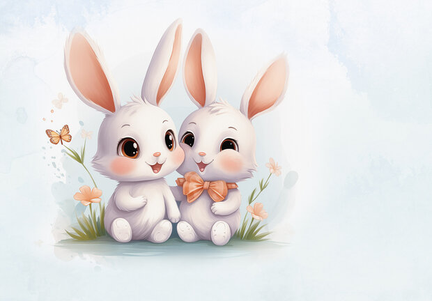 Konijntjes Fotobehang 15216