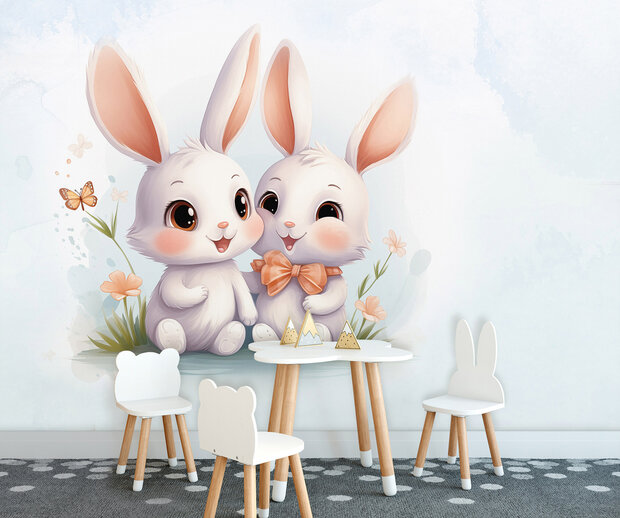 Konijntjes Fotobehang 15216