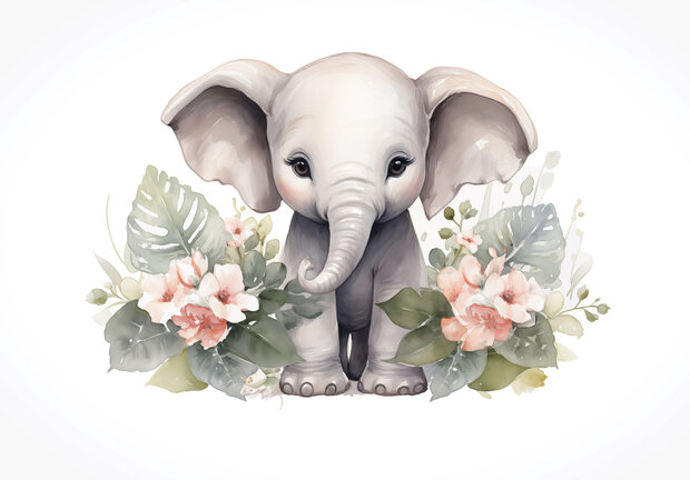 Olifantje Fotobehang 15219