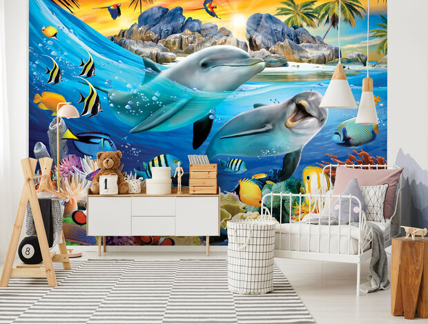 Dolfijnen Fotobehang 12850