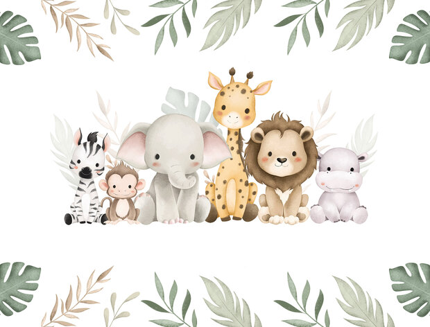 Baby Jungle Safari Dieren CW008