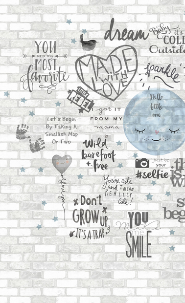 BN Wallcoverings #Smalltalk 30807b #S Wall stories 1