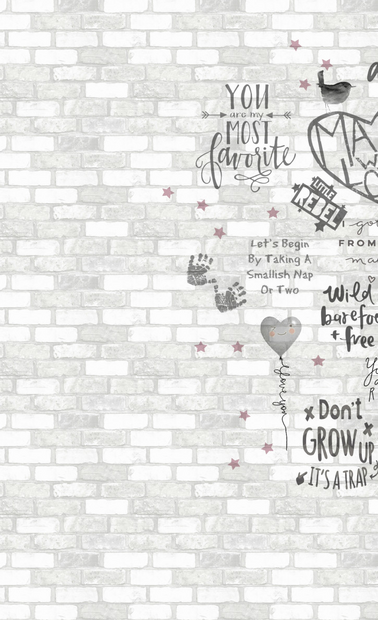 BN Wallcoverings #Smalltalk 30808 #S Wall stories 2 large