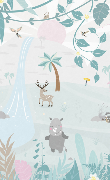 BN Wallcoverings #Smalltalk 30802b #S Tropical dream 2