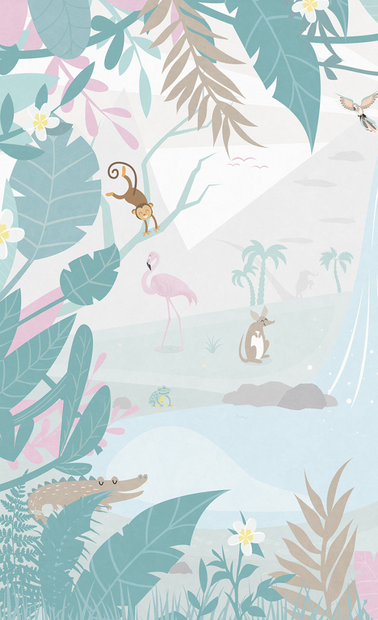 BN Wallcoverings #Smalltalk 30802 #S Tropical dream 2