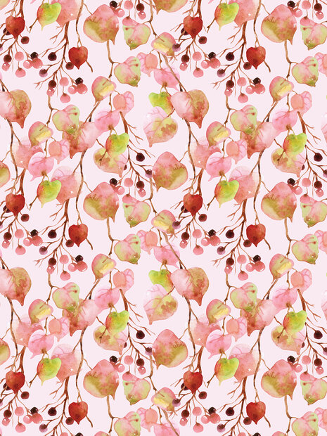 Autumn Leaves and Lanterns Fotobehang 10747VEA