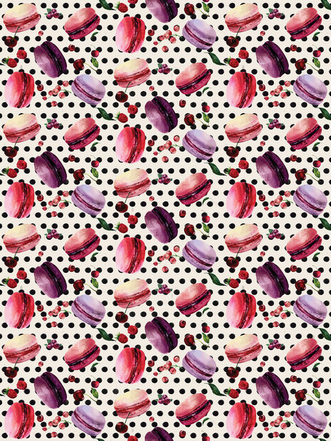 Macarons Cookies Fotobehang 10871VEA