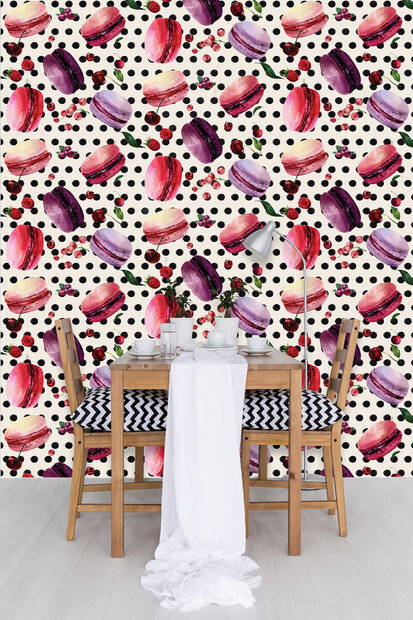 Macarons Cookies Fotobehang 10871VEA