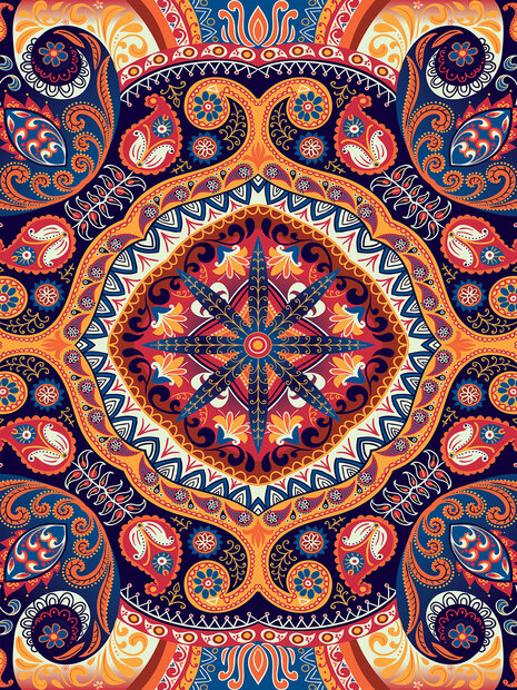 Folk Pattern Fotobehang 10142VEA